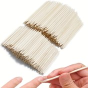 Resim 10/50/100/200/300/500 Adet Profesyonel Turuncu Ahşap Çift Taraflı Tırnak Eti İtici ve Temizleme Çubukları - Ergonomik Manikür Pedikür Aletleri, Taş Noktalama için Hassas Tutuşlu, Hijyenik Tek Kullanımlık Ahşap Çubuklar, Manikür Gereçleri, İki Uçlu Tasarım, Pürüzsüz Yüzey, Hafif Tasarım, Salon Esansiyelleri 