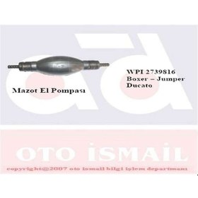 Resim MAZOT EL POMPASI MASTER-MAVANO-BOXER-JUMPER-DUCATO WPI 2739816 