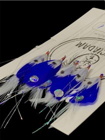 Resim Tüy Çapari Mavi Beyaz 