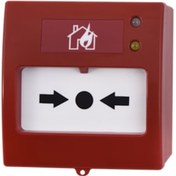 Resim TEKNİM TFB-1166 ANALOG ADRESLİ YANGIN ALARM BUTONU KISA DEVRE İZA Teknim