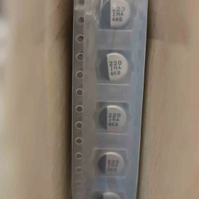 Resim Eevhaoj221wp 220mf 6.3v 6.3x5.4 Panasonıc Smd Kondansatör 50 Adet 