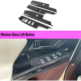 Resim Luenaarry BZ4X 2022-2023 B Için 4 Adet Araba Camı Kaldırma Düğmesi Anahtarı Kapağı (Yurt Dışından) 