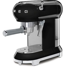 Resim Smeg Retro Serisi Siyah Espresso Makinesi 