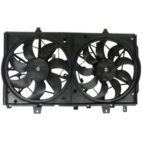 Resim Nissan X Trail 13/16 Radyatör Ve Klima Fan Davlumbazı Komple Çiftli 7+9 Kanat Motorlu Oris 