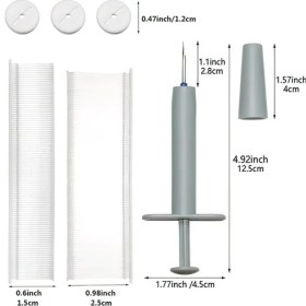 Resim Qniay Yorgan Kılıfı Nevresim Sabitleme Klips Takımı Kılçık Tabancası Seti 