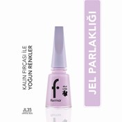Resim Flormar Jelly Look Yoğun Pigmentli ve Jel Görünümlü Oje JL35 Crystal Blue 