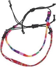 Resim BESTYASH 2adet Bohem Tarzı Bağları El Yapımı Desenli Su Geçirmez Kayışları Plaj Partisi Düğün Ve Yoga İçin Uygun 