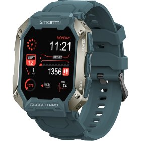 Resim Smartmi Rugged Pro Akıllı Saat Mavi (Tansiyon Ölçme, Bluetooth Arama, Hoparlör) 