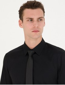Resim Pierre Cardin Erkek Siyah Basic Gömlek 50277147-vr046 Siyah 