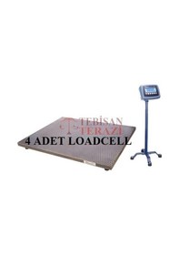 Resim Cw 1500 KG x 200 Gr 120 x 120 Ağır Hizmet Tipi Baskül 