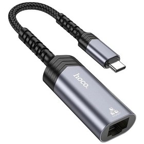 Resim Hoco Ua26 Type-c Otg Rj45 İnternet Adaptörü Dönüştürücü 1000 Mbps- 5775 