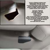 Resim BİRRDESİGN Cam Tavanlı Ticari Araç Ara Bölme Demiri Kapakları (GRİ) 