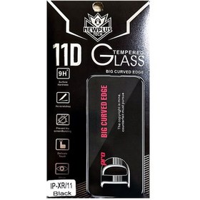 Resim Newplus Tech 11D iPhone 11/XR Uyumlu Ekran Koruyucu Siyah 