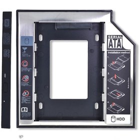 Resim Harddisk Kutusu 9.5 MM Sata Slim Kızak Caddy 