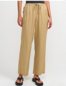 Resim Dilvin Geniş Paça Özel Kesim Pantolon 101a71535 Açık Camel 