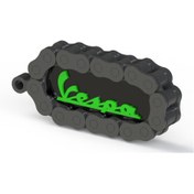 Resim Ümraniye3d Vespa Marka Motosiklet İçin Anahtarlık 
