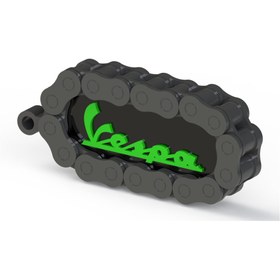 Resim Ümraniye3d Vespa Marka Motosiklet İçin Anahtarlık 