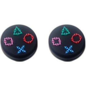 Resim Konsol İstasyonu Ps5/Ps4 Analog Koruyucu Playstation İkon Logo 2li Paket - GP5-17 