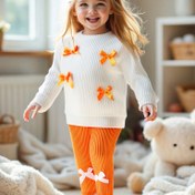 Resim İki Parça Takım: Moda Düz Renk Yuvarlak Yaka Çizgili Kurdele Süsü Örgü Uzun Kollu Sweatshirt + Düz Renkli Çizgili Kurdele Süsü Ankle Uzunluğu Tayt Sonbahar Rahat Pantolon Kıyafeti, Pantolon, Mevsimsel Moda, Rahat Giyim, Çizgili Tasarım, Eğlenceli Stil, Yumuşak Kumaş, Rahat Malzeme, Eşleşen Takım, Örgü Takımı, Genç, ' Moda, Açık Hava, Parlayan partiler için mükemmel, eşleşen takım çok yönlü ve renkli, doğum günü hediyeleri, ucuz elbise hediyeleri. 