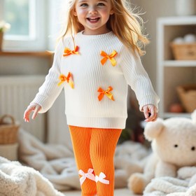 Resim İki Parça Takım: Moda Düz Renk Yuvarlak Yaka Çizgili Kurdele Süsü Örgü Uzun Kollu Sweatshirt + Düz Renkli Çizgili Kurdele Süsü Ankle Uzunluğu Tayt Sonbahar Rahat Pantolon Kıyafeti, Pantolon, Mevsimsel Moda, Rahat Giyim, Çizgili Tasarım, Eğlenceli Stil, Yumuşak Kumaş, Rahat Malzeme, Eşleşen Takım, Örgü Takımı, Genç, ' Moda, Açık Hava, Parlayan partiler için mükemmel, eşleşen takım çok yönlü ve renkli, doğum günü hediyeleri, ucuz elbise hediyeleri. 