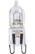 Resim Osram Ledvance Osram Halopın Pro G9 Kapsul Halojen Ampul Sarı Işık 33w 10 Adet 