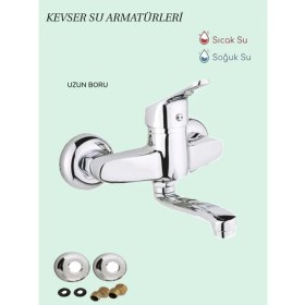 Resim Kevser 40 Lık Aprike Evye Uzun Boru 