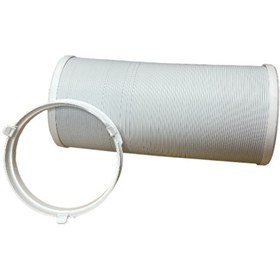 Resim Beko Mobil Klima Hava Tahliye Hortumu & Bağlantı Aparatı Ağız Çapı 15 Cm Uzunluk 1.5 Metre 