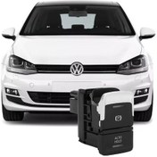 Resim Golf 7 2013-2016 Model Arası Uyumlu El Freni Park Butonu Düğmesi 