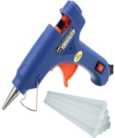 Resim DGHL Sıcak Silikon Tabancası Koruma Anahtarlı ve 10 Adet Mum Silikon 