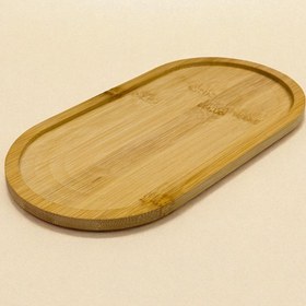 Resim Bambu Oval Yağdanlık Altlığı 23 CM KW-150 