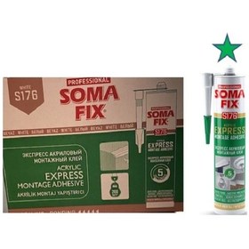 Resim 24 Adet 310 Ml Somafix Beyaz Express Montaj Yapıştırıcı Beyaz 
