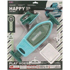 Resim Oyuncak Ütü Seti Yeşil Turkuaz 