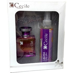 Resim Cecile Aura Edt 100 ml Body Mist For Women 150 ml Set 