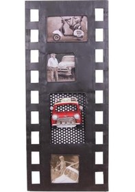 Resim Dekoratif Metal Çerçeve Film Şeridi Temalı Dörtlü 