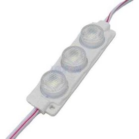 Resim Modül Led Lensli 3 Çipli Renkli Kasa Günışığı 