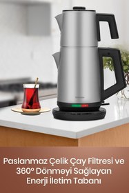 Resim GoldMaster Burcu Inox Siyah Elektrikli Mutfak Çeyiz Seti 3 Lü Evlilik Paketi 