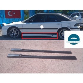 Resim Mazda 323 Hb Marşpiyel Takımı Sağ Sol Boyasız Ham Siyah Fiberclass 