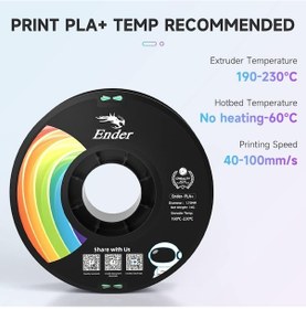 Resim Creality Ender Pla+ Filament Yeşim 1.75mm 1kg 