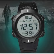 Resim Gaojunshop01 Beyaz Multifonksiyonel Outdoor Spor Lüminesans Elektronik Saat Kronograf Alarmlı Diğer 
