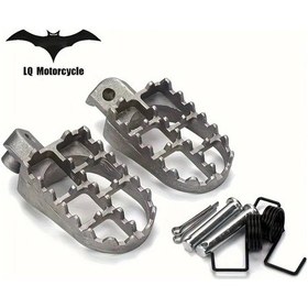 Resim Cloudstore Paslanmaz Çelik Off-road Motorları İçin Ayaklık - Xr50r, Pw50, Crf50 70, Tw200, Klx110 Uyumlu Gümüş 