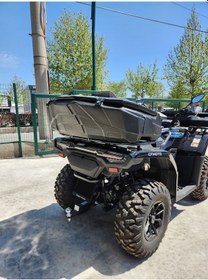 Resim Cf Moto 450 Atv Arka Çanta Cf Logolu Siyah 