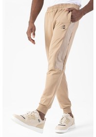 Resim Maraton Sportswear Regular Erkek Ribana Paça Basic Açık Vizon Eşofman Altı 21825 Açık Vizon 
