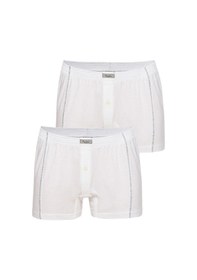 Resim Pierre Cardin 405 Erkek 2'Li Penye Boxer-Beyaz - Xl Beyaz 