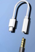 Resim Genel Markalar Type-c Girişli Telefonlarla Uyumlu Kablolu Kulaklık Çevirici Type-c Headphone Aux Çevirici SW-T35 