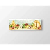 Resim Deniz Çerçeve Peynir Masası Tablosu-Çerçevesiz - 120X40 