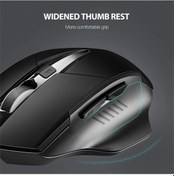 Resim Prestigegoods Inphıc F1 Kablosuz Fare 1600 Dpı 6 Tuşlar Tip-c Şarj Edilebilir Sessiz Oyun Mouse Ev Ofis İçin DR6 