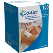 Resim Octacare Steril Kompres Bez Spanç 7.5 x 7.5 CM 100 Adet 