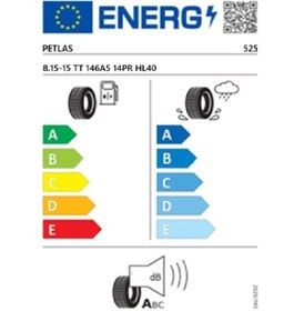 Resim Petlas 8.15-15 TT 146A5 14PR HL40 Forklift Lastiği (Üretim Tarihi:2025) 
