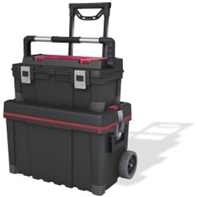 Resim Keter K17182387 Master Pro Tekerlekli Takım Çantası 22'+25' 