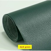 Resim 250x137 Cm Deri Onarım Yama Kanepe Kendinden Yapışkanlı Sopa Tamir Deri Pu Dark Green 200x137cm 